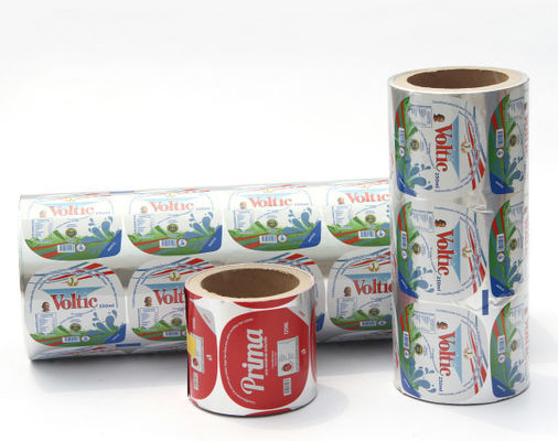 Couvercle facile de conteneur de papier aluminium de peau pour des capsules de lait de café