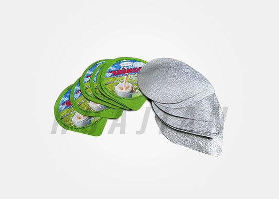 Couvercle facile de conteneur de papier aluminium de peau pour des capsules de lait de café