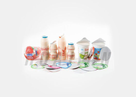 Couvercle facile de conteneur de papier aluminium de peau pour des capsules de lait de café