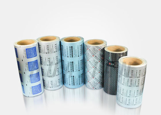 Paquet en aluminium pharmaceutique d'aluminium de boursouflure de PTP pour des capsules de pilules