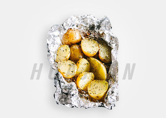 Petit pain de papier d'aluminium de la catégorie comestible 8011 0.009mm pour le BBQ de cuisine