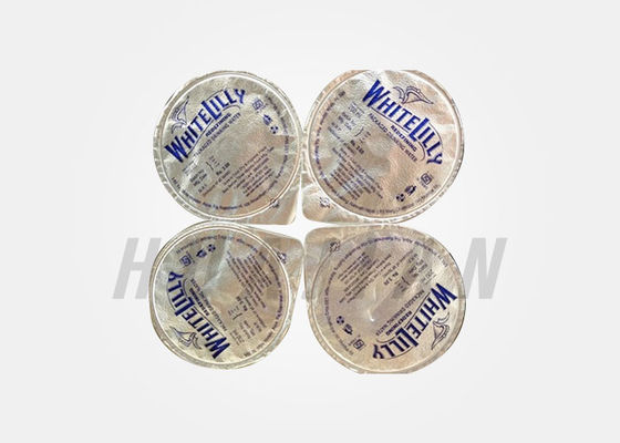 Autocollants de étiquetage de peau d'Alu de nourriture facile d'aluminium pour des capsules de lait de café