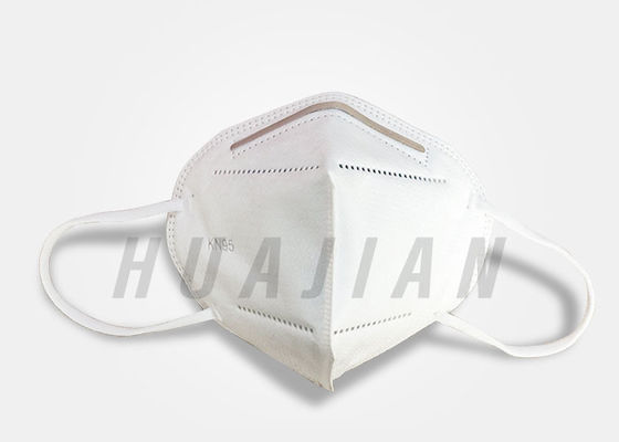 Respirateur 5 masque protecteur certifié par GB2626 de FDA de la CE de pli KN95