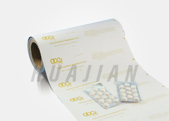 Paquet en aluminium pharmaceutique d'aluminium de boursouflure de PTP pour des capsules de pilules