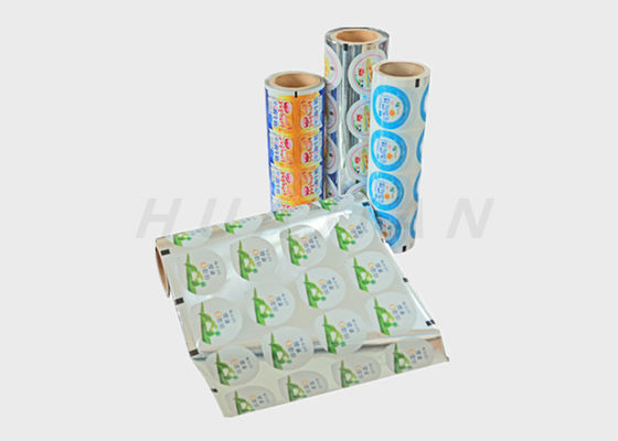 Couvercles imprimés de papier d'aluminium de tasse de yaourt de bouteille de plastique stratifié de joint