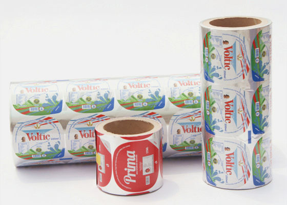 Autocollants de étiquetage de peau d'Alu de nourriture facile d'aluminium pour des capsules de lait de café