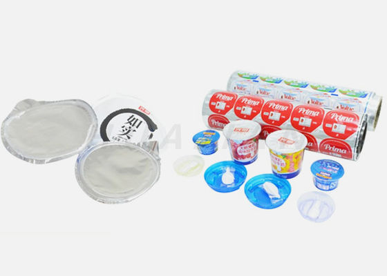 aluminium en aluminium facile de 76mm pp Peelable Lidding pour le PVC de PE de la tasse pp picoseconde de yaourt