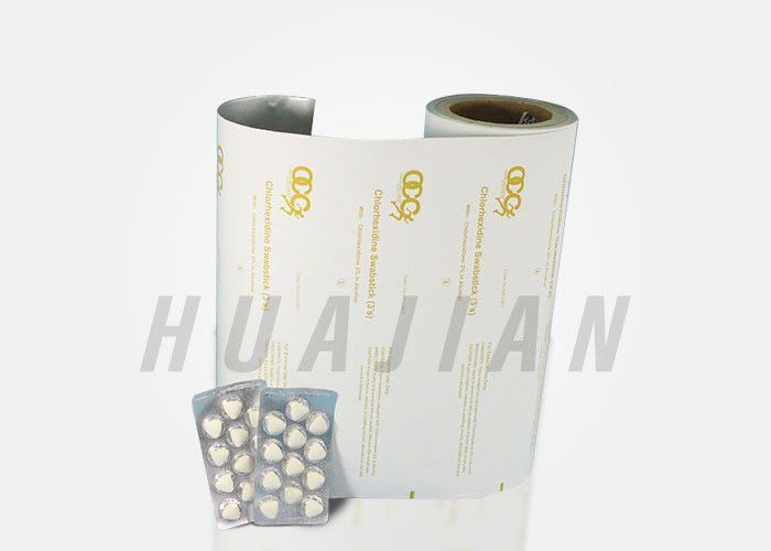 Paquet en aluminium pharmaceutique d'aluminium de boursouflure de PTP pour des capsules de pilules
